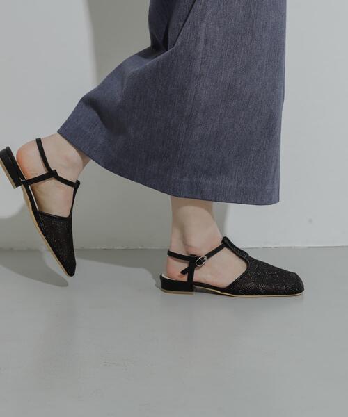 SENSE OF PLACE by URBAN RESEARCH（センスオブプレイスバイアーバンリサーチ）の「Tストラップメッシュサンダル（その他シューズ・レディース・シルバー/ブラック/ゴールド・SMALL/MEDIUM/LARGE）」の14枚目の写真