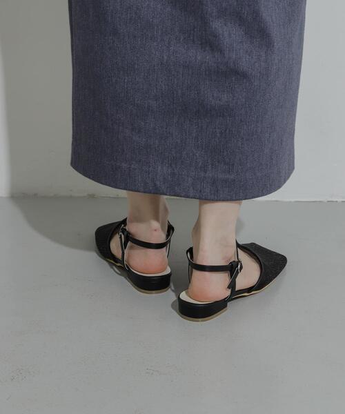 SENSE OF PLACE by URBAN RESEARCH（センスオブプレイスバイアーバンリサーチ）の「Tストラップメッシュサンダル（その他シューズ・レディース・シルバー/ブラック/ゴールド・SMALL/MEDIUM/LARGE）」の15枚目の写真