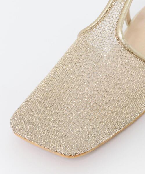 SENSE OF PLACE by URBAN RESEARCH（センスオブプレイスバイアーバンリサーチ）の「Tストラップメッシュサンダル（その他シューズ・レディース・シルバー/ブラック/ゴールド・SMALL/MEDIUM/LARGE）」の7枚目の写真