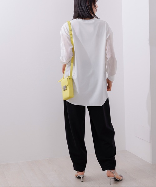 新品今季 エイミーロウ シルエットアレンジ可能ボンディング サイド