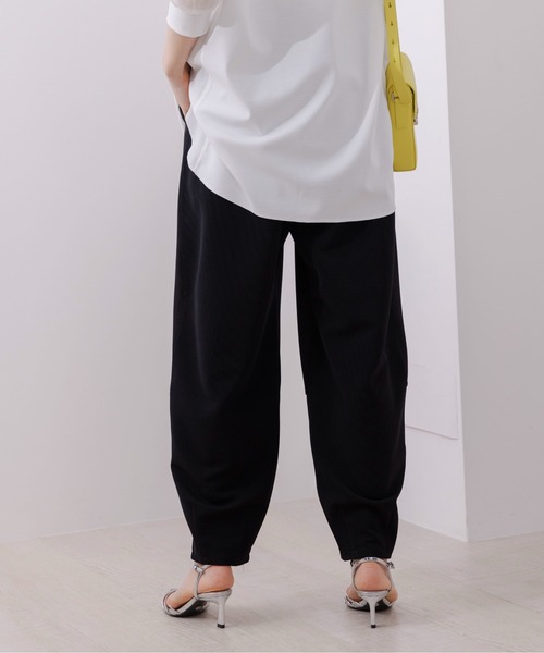 新品　今季　エイミーロウ　Eimee Law フリルトリミングパンツ　ブラック 新品 今季 エイミーロウ Eimee Law フリルトリミングパンツ