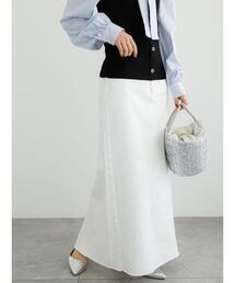 Te chichi | ホワイトデニムロングスカート(スカート)