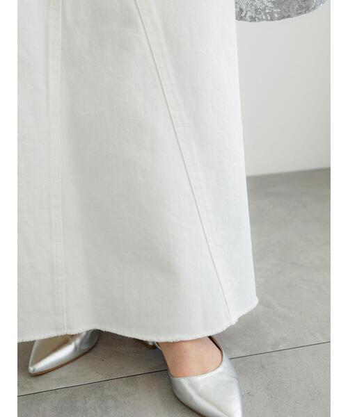 Te chichi（テチチ）の「【松井愛莉着用】ホワイトデニムロングスカート（スカート・レディース・ホワイト・M/S）」の14枚目の写真