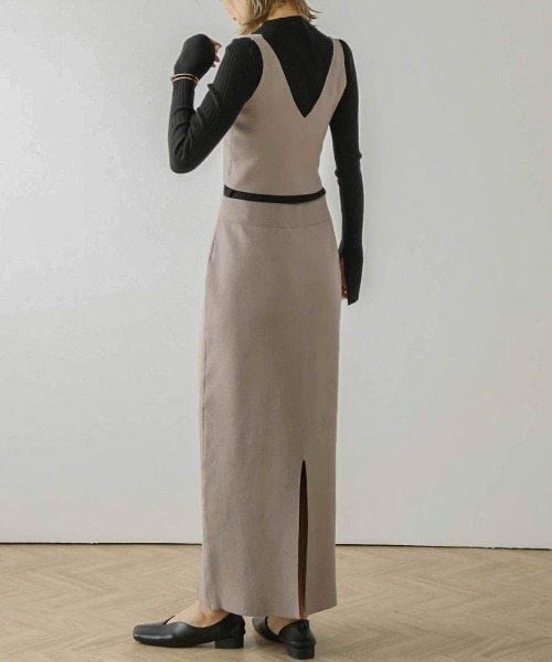 AMELY（エミリー）の「ニットビスチェセットアップ（セットアップ