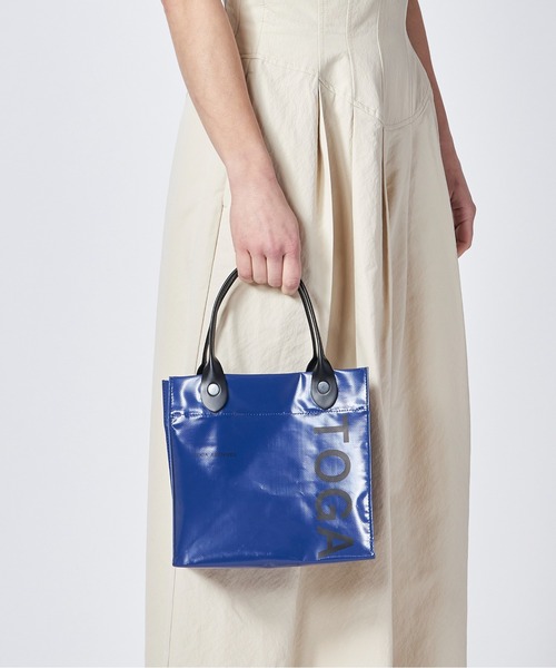 美品✨TOGA PULLA Leather Tote Bagスタッズ ホワイト Leather shoulder wallet(FREE WHITE): TOGA PULLA: WOMENS｜THE