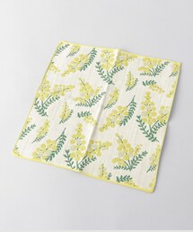 212 KITCHEN STORE（トゥワントゥキッチンストア）の「3重ガーゼハンカチ ミモザ（ハンカチ/ハンドタオル）」