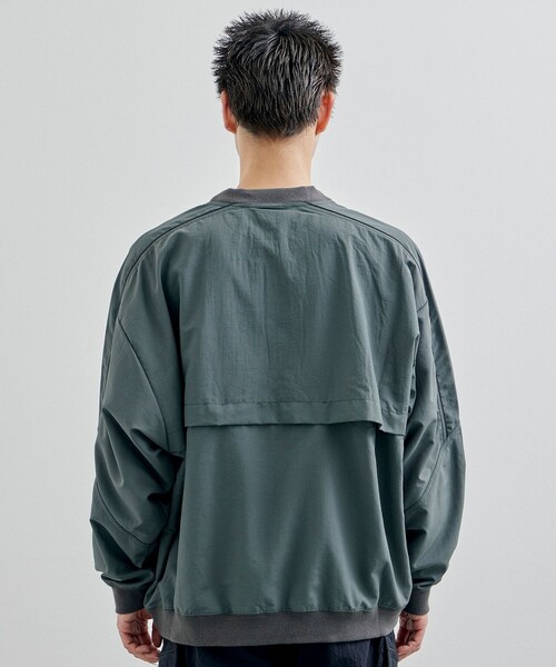 CITY TOKYO(シティトウキョウ)の「撥水ジップピステ(スウェット・メンズ・カーキ/オフホワイト/ブラック・2/1)」の14枚目の写真