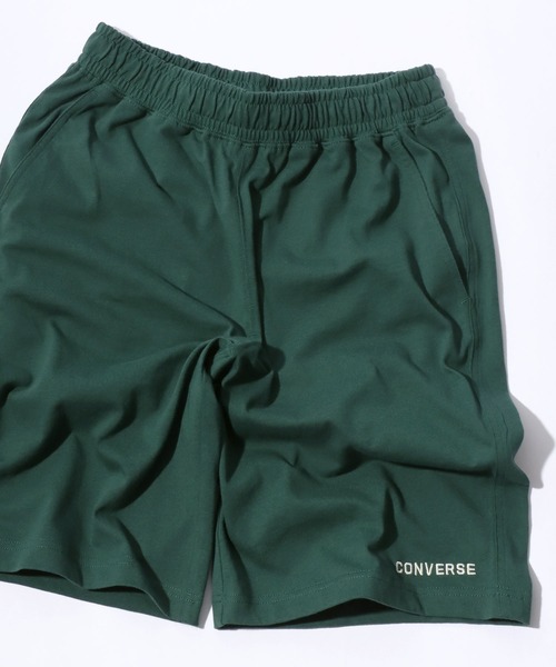 CONVERSE(コンバース)の「CONVERSE/コンバース ワンポイントロゴ刺繍 カットショーツ ショートパンツ ハーフパンツ(その他パンツ・メンズ・オレンジ/グリーン/ブラック/グレー/ライトグレー/サックスブルー/ネイビー/イエロー・M/XL/L)」の4枚目の写真