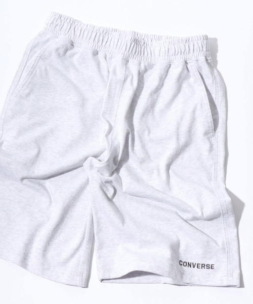 CONVERSE(コンバース)の「CONVERSE/コンバース ワンポイントロゴ刺繍 カットショーツ ショートパンツ ハーフパンツ(その他パンツ・メンズ・オレンジ/グリーン/ブラック/グレー/ライトグレー/サックスブルー/ネイビー/イエロー・M/XL/L)」の1枚目の写真