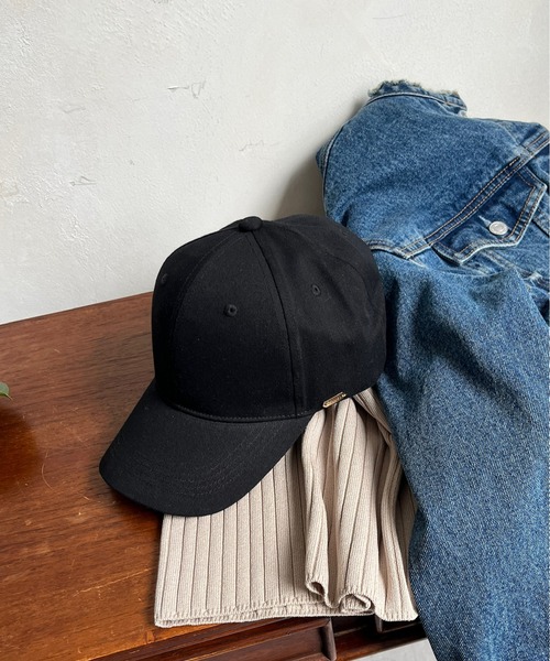 DouDou（ドゥドゥ）の「ツイルキャップ（キャップ・レディース・ライトグレー/カーキ/ブラック・FREE）」の13枚目の写真