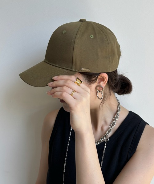 DouDou（ドゥドゥ）の「ツイルキャップ（キャップ・レディース・ライトグレー/カーキ/ブラック・FREE）」の17枚目の写真