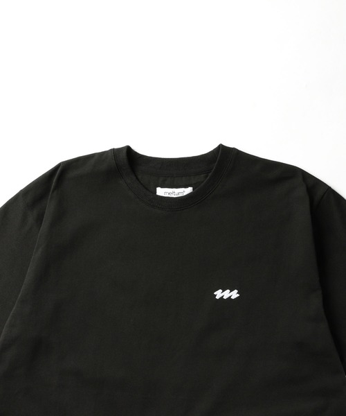 meltum(メルタム)の「EMBROIDERY LOGO S/S T-SHIRT(Tシャツ/カットソー・メンズ・ブラウン/ブラック/ホワイト/ネイビー・LARGE/MEDIUM/SMALL)」の6枚目の写真