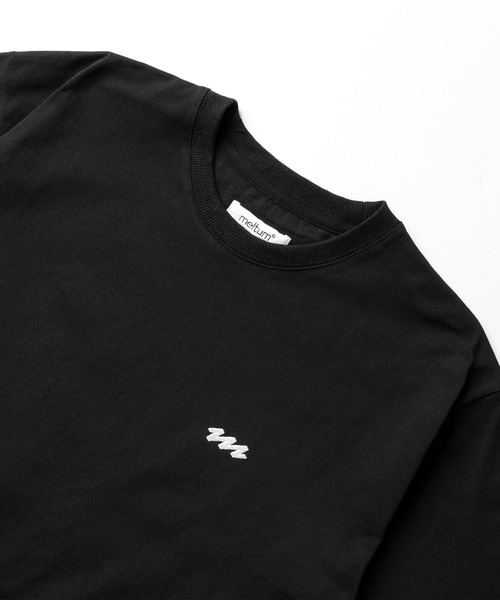meltum(メルタム)の「EMBROIDERY LOGO S/S T-SHIRT(Tシャツ/カットソー・メンズ・ブラウン/ブラック/ホワイト/ネイビー・LARGE/MEDIUM/SMALL)」の7枚目の写真