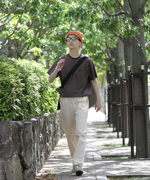 meltum(メルタム)の「EMBROIDERY LOGO S/S T-SHIRT(Tシャツ/カットソー・メンズ・ブラウン/ブラック/ホワイト/ネイビー・LARGE/MEDIUM/SMALL)」の9枚目の写真