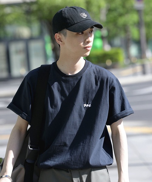 meltum(メルタム)の「EMBROIDERY LOGO S/S T-SHIRT(Tシャツ/カットソー・メンズ・ブラウン/ブラック/ホワイト/ネイビー・LARGE/MEDIUM/SMALL)」の14枚目の写真