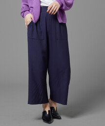 COMME CA MODELS | 麻調スラブ　ワイドパンツ(その他パンツ)