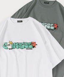 おばけくんアソートTシャツ/グラフィックロゴ/ワンポイント刺繍/バックプリント/オーバーサイズ