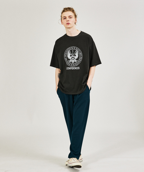 AH ABAHOUSE(エーエイチアバハウス)の「【AH ABAHOUSE】オーバーサイズ バンドTシャツ(Tシャツ/カットソー・メンズ・グレー系その他2/グレー系その他3/グレー系その他・46/48)」の11枚目の写真