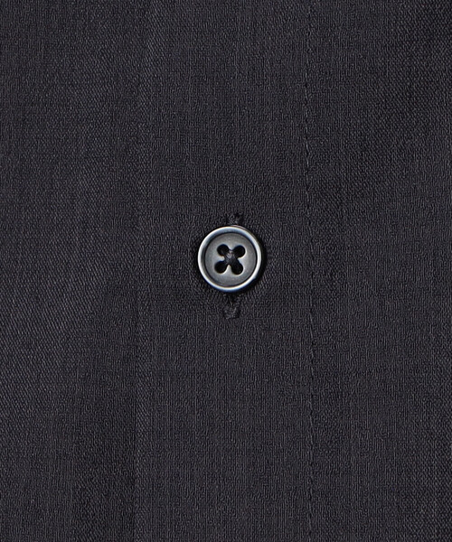 COMME CA ISM(コムサイズム)の「ファンクショナル リネンライク バンドカラー 七分袖シャツ(シャツ/ブラウス・メンズ・カーキ/ブラック/モカ・SMALL/LARGE/MEDIUM)」の11枚目の写真