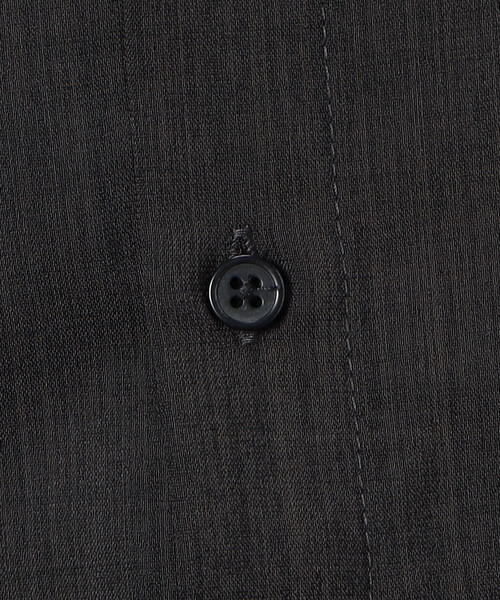 COMME CA ISM(コムサイズム)の「ファンクショナル リネンライク バンドカラー 七分袖シャツ(シャツ/ブラウス・メンズ・カーキ/ブラック/モカ・SMALL/LARGE/MEDIUM)」の13枚目の写真