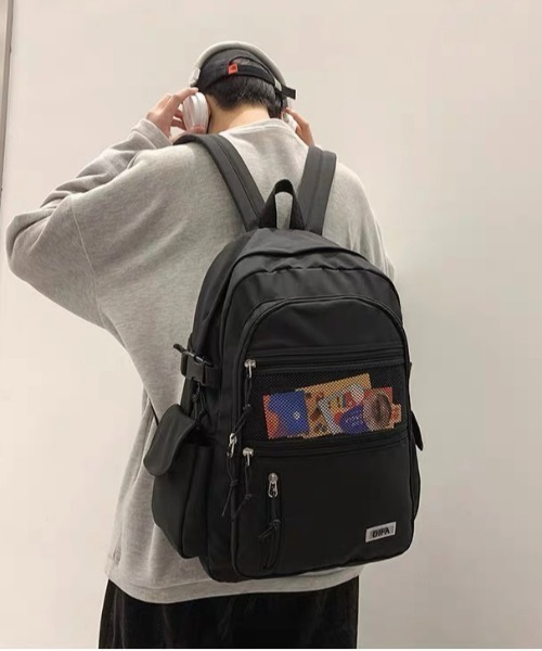 .KOM(ドットコム)の「『.KOM/ドットケーオーエム』バックパック 【CN】(バックパック/リュック・メンズ・ブラック/ホワイト・FREE)」の11枚目の写真