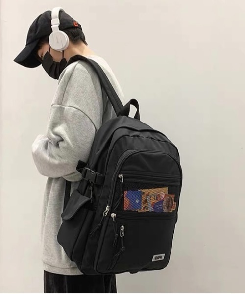 .KOM(ドットコム)の「『.KOM/ドットケーオーエム』バックパック 【CN】(バックパック/リュック・メンズ・ブラック/ホワイト・FREE)」の10枚目の写真