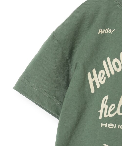 GO TO HOLLYWOOD(ゴートゥーハリウッド)の「GO TO HOLLYWOOD × B:MING by BEAMS / 別注 ハロー Tシャツ(100~150cm)(Tシャツ/カットソー・キッズ・グリーン/ホワイト・LARGE/MEDIUM/SMALL)」の11枚目の写真