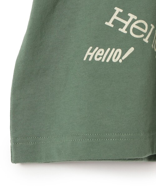 GO TO HOLLYWOOD(ゴートゥーハリウッド)の「GO TO HOLLYWOOD × B:MING by BEAMS / 別注 ハロー Tシャツ(100~150cm)(Tシャツ/カットソー・キッズ・グリーン/ホワイト・LARGE/MEDIUM/SMALL)」の12枚目の写真