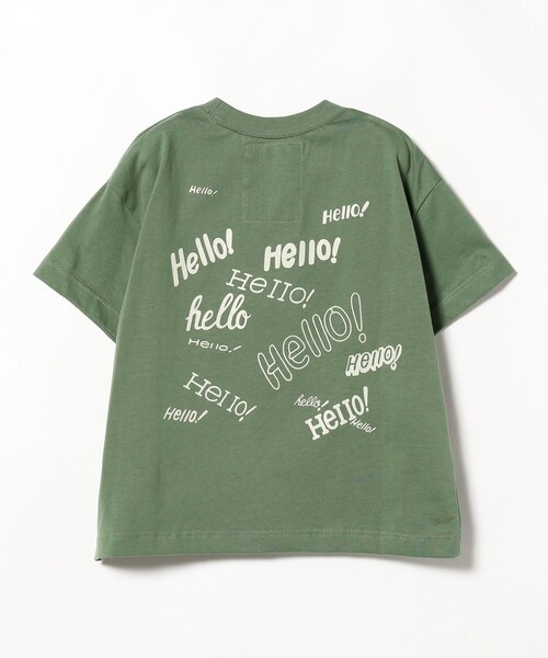 GO TO HOLLYWOOD(ゴートゥーハリウッド)の「GO TO HOLLYWOOD × B:MING by BEAMS / 別注 ハロー Tシャツ(100~150cm)(Tシャツ/カットソー・キッズ・グリーン/ホワイト・LARGE/MEDIUM/SMALL)」の15枚目の写真