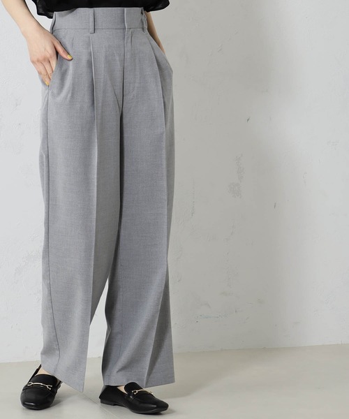 FOUND GOOD(ファウンドグッド)の「DRYTRワイドパンツ(その他パンツ・レディース・ブラック/アイボリー/グレー系2/レッド系5/ベージュ/ブルー系5・XL/L/M/S)」の1枚目の写真