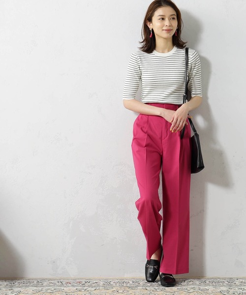 FOUND GOOD(ファウンドグッド)の「DRYTRワイドパンツ(その他パンツ・レディース・ブラック/アイボリー/グレー系2/レッド系5/ベージュ/ブルー系5・XL/L/M/S)」の6枚目の写真