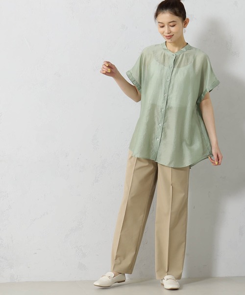 FOUND GOOD(ファウンドグッド)の「DRYTRワイドパンツ(その他パンツ・レディース・ブラック/アイボリー/グレー系2/レッド系5/ベージュ/ブルー系5・XL/L/M/S)」の3枚目の写真