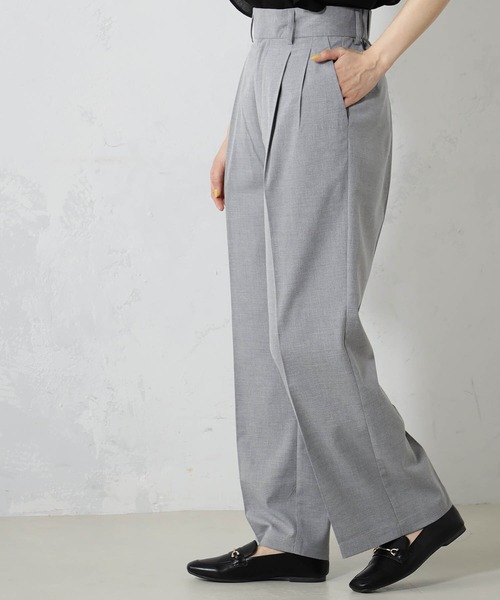FOUND GOOD(ファウンドグッド)の「DRYTRワイドパンツ(その他パンツ・レディース・ブラック/アイボリー/グレー系2/レッド系5/ベージュ/ブルー系5・XL/L/M/S)」の12枚目の写真