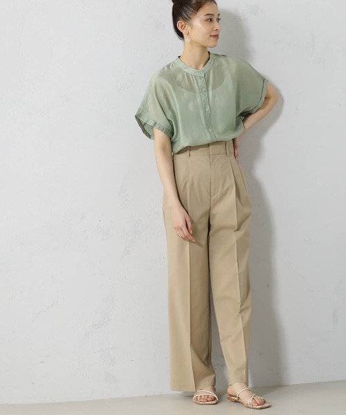 FOUND GOOD(ファウンドグッド)の「DRYTRワイドパンツ(その他パンツ・レディース・ブラック/アイボリー/グレー系2/レッド系5/ベージュ/ブルー系5・XL/L/M/S)」の18枚目の写真