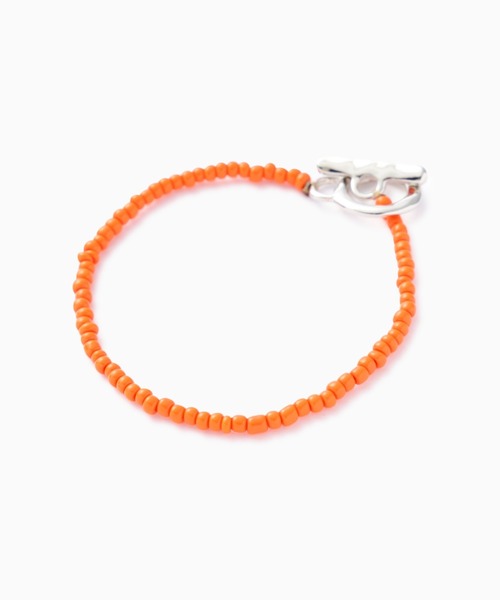 ROSE BUD（ローズバッド）の「(8degrees)カラービーズブレスレット（ブレスレット・レディース・ブラック/ブルー/オレンジ・FREE）」の3枚目の写真