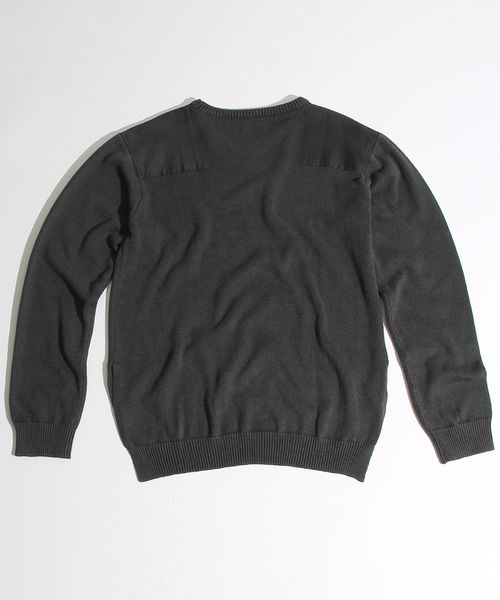 WEGO（ウィゴー）の「WEGO/ARMYリブニット（ニット/セーター・メンズ・オフホワイト/ブラック/カーキ・MEDIUM/LARGE）」の4枚目の写真