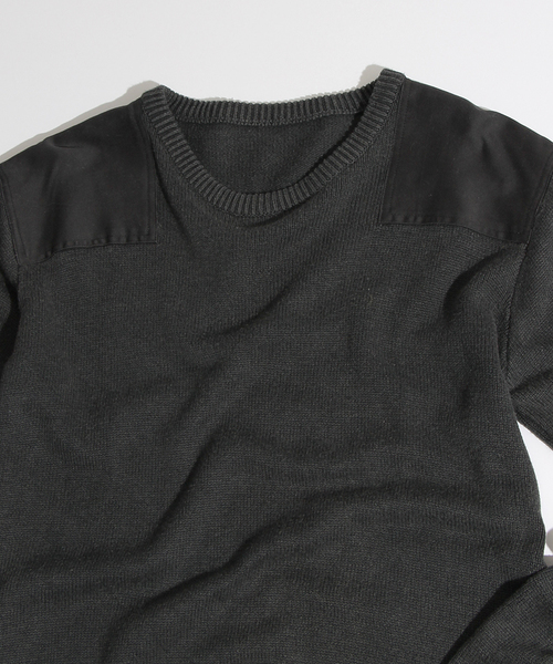 WEGO（ウィゴー）の「WEGO/ARMYリブニット（ニット/セーター・メンズ・オフホワイト/ブラック/カーキ・MEDIUM/LARGE）」の5枚目の写真