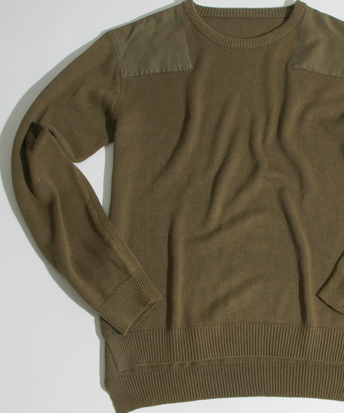 WEGO（ウィゴー）の「WEGO/ARMYリブニット（ニット/セーター・メンズ・オフホワイト/ブラック/カーキ・MEDIUM/LARGE）」の12枚目の写真