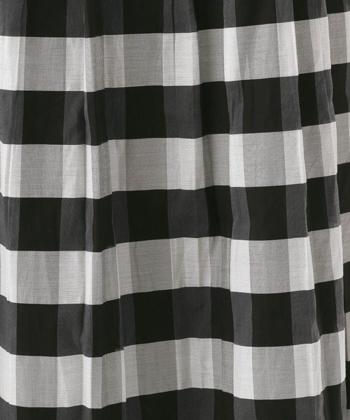 Elura（エルーラ）の「リバーシブルチェックスカート  ボーダーフレアスカート /117145（スカート・レディース・ブラック/ベージュ/ブラウン/カーキ/グリーン系その他4・FREE）」の16枚目の写真