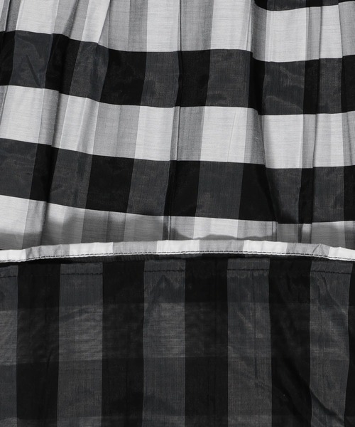 Elura（エルーラ）の「リバーシブルチェックスカート  ボーダーフレアスカート /117145（スカート・レディース・ブラック/ベージュ/ブラウン/カーキ/グリーン系その他4・FREE）」の17枚目の写真