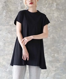 e-zakkamania stores | フレアAライン チュニックカットソー(Tシャツ/カットソー)