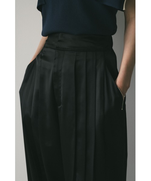 STYLEMIXER（スタイルミキサー）の「サテンプリーツカフタックパンツ（その他パンツ・レディース・ホワイト/グリーン/ブラック・SMALL/MEDIUM）」の18枚目の写真