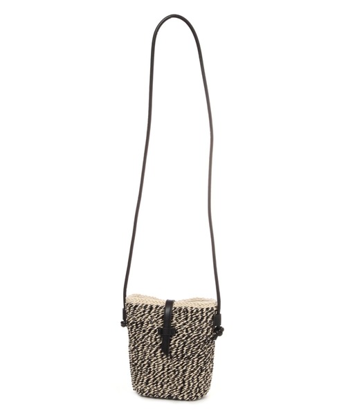 studio CLIP(スタディオクリップ)の「ペーパー編みショルダーバッグ(ショルダーバッグ・レディース・ブラック/その他2/ブラウン・FREE)」の1枚目の写真