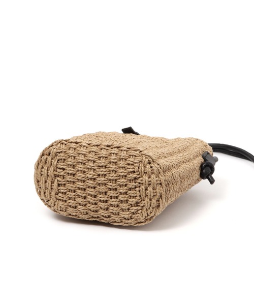 studio CLIP(スタディオクリップ)の「ペーパー編みショルダーバッグ(ショルダーバッグ・レディース・ブラック/その他2/ブラウン・FREE)」の19枚目の写真