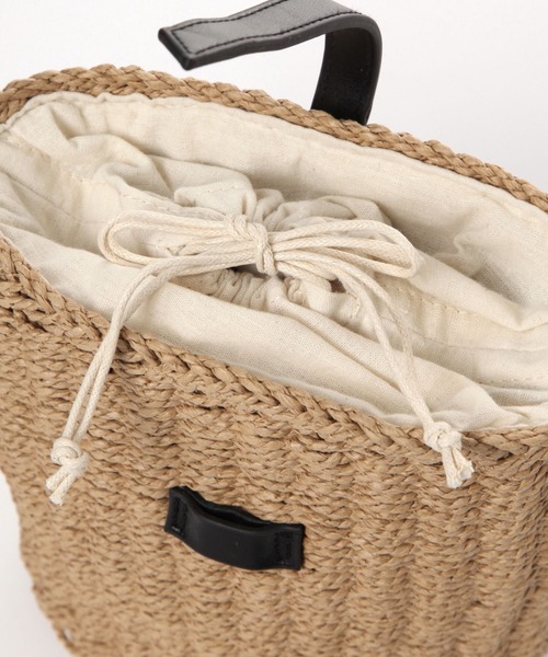 studio CLIP(スタディオクリップ)の「ペーパー編みショルダーバッグ(ショルダーバッグ・レディース・ブラック/その他2/ブラウン・FREE)」の11枚目の写真