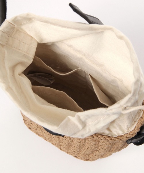 studio CLIP(スタディオクリップ)の「ペーパー編みショルダーバッグ(ショルダーバッグ・レディース・ブラック/その他2/ブラウン・FREE)」の12枚目の写真