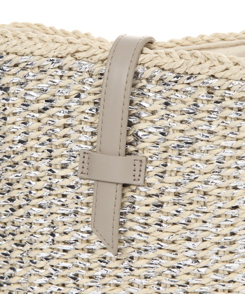 studio CLIP(スタディオクリップ)の「ペーパー編みショルダーバッグ(ショルダーバッグ・レディース・ブラック/その他2/ブラウン・FREE)」の14枚目の写真