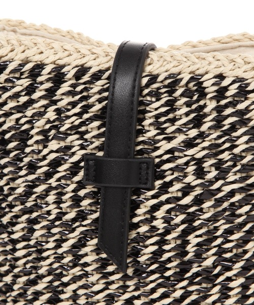 studio CLIP(スタディオクリップ)の「ペーパー編みショルダーバッグ(ショルダーバッグ・レディース・ブラック/その他2/ブラウン・FREE)」の16枚目の写真