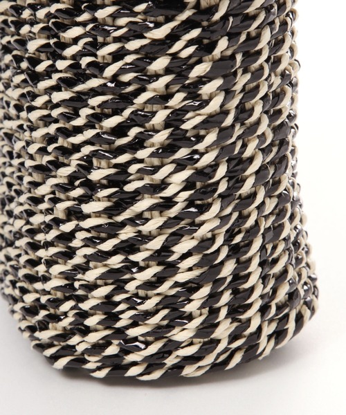 studio CLIP(スタディオクリップ)の「ペーパー編みショルダーバッグ(ショルダーバッグ・レディース・ブラック/その他2/ブラウン・FREE)」の9枚目の写真