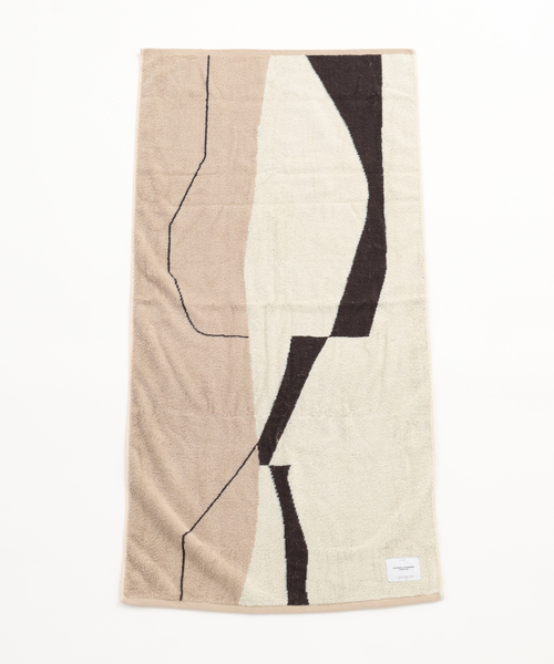 journal standard Furniture （ジャーナルスタンダードファニチャー）の「BOURGES BATH TOWEL　ブールジュ バスタオル（タオル・レディース・ベージュ・FREE）」の7枚目の写真